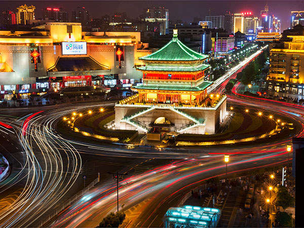 xian city view